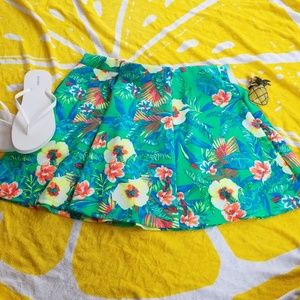 Decree Tropical print skirt